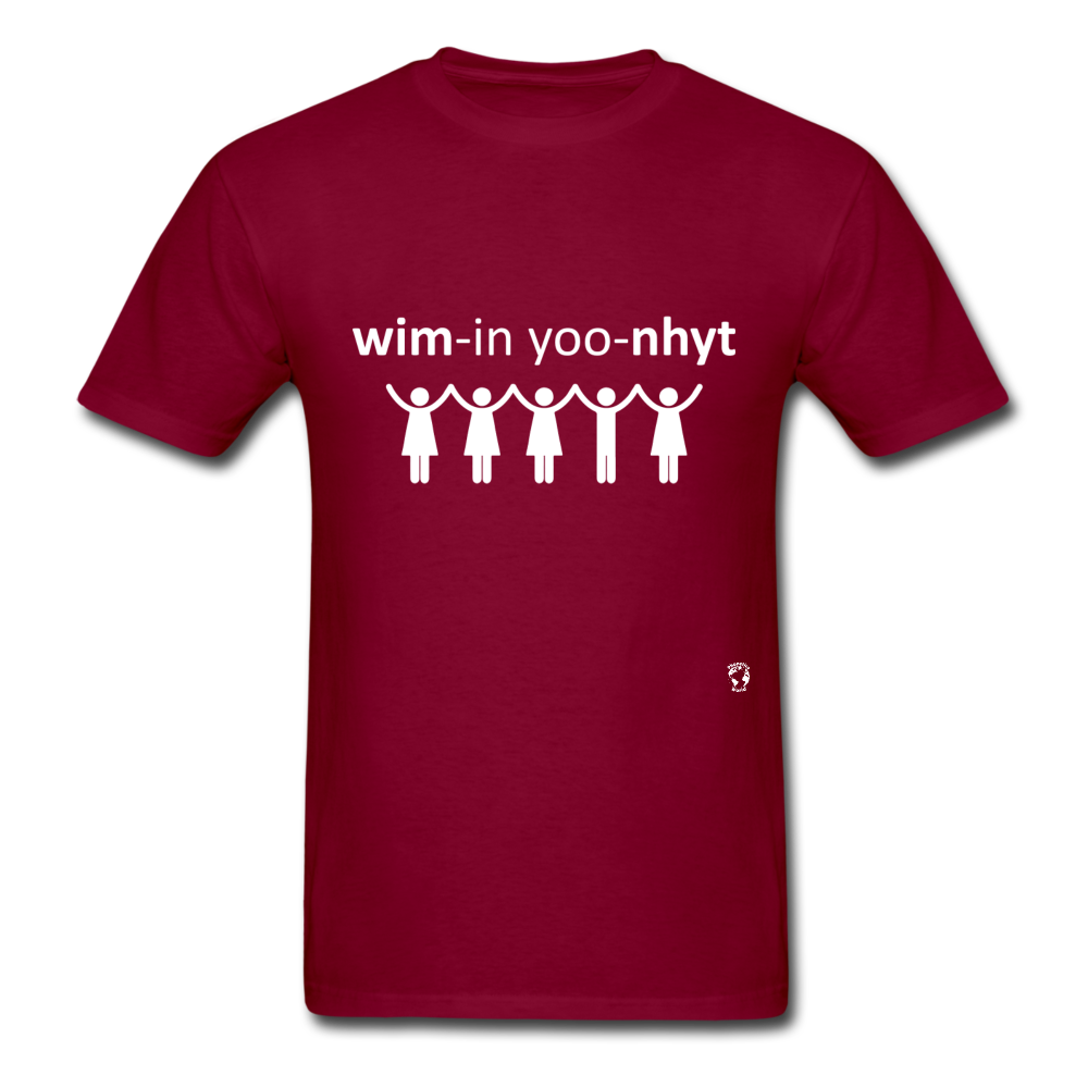 Women Unite T-Shirt - burgundy
