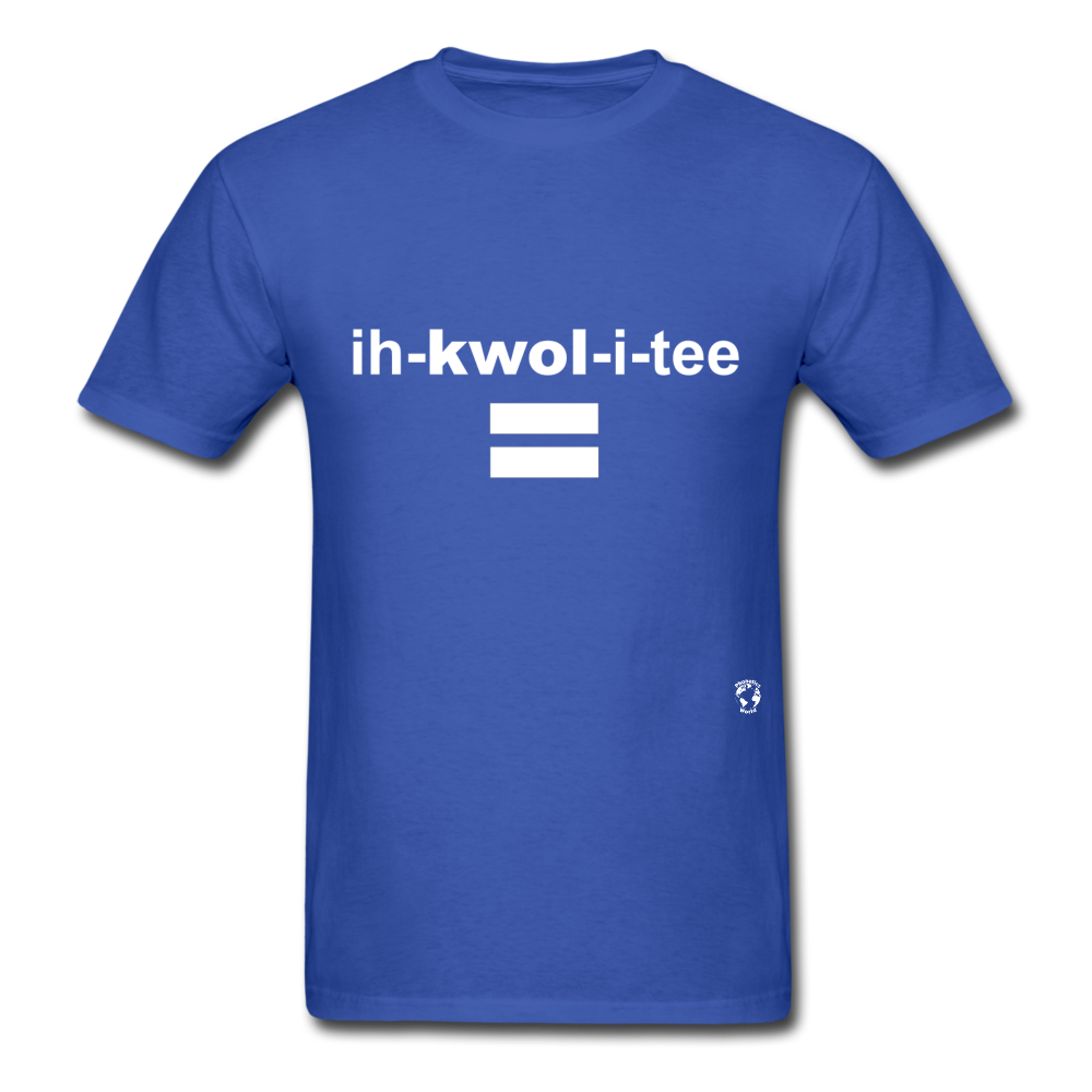 Equality T-Shirt - royal blue