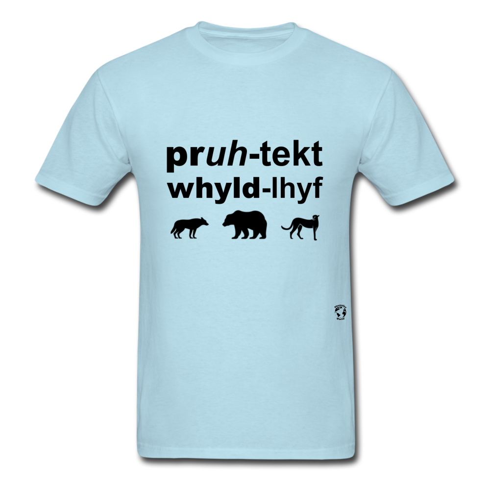 Protect Wildlife T-Shirt - powder blue