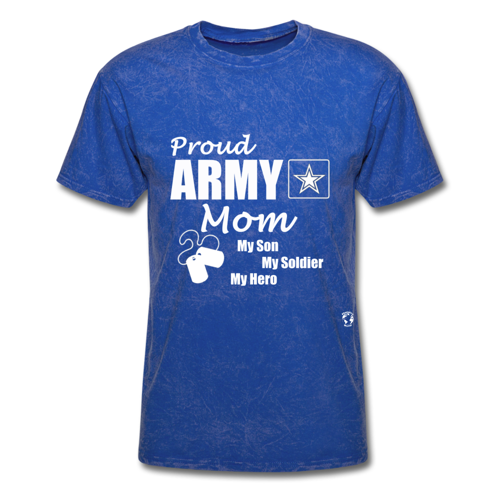 Proud Army Mom Red White and Blue T-Shirt - mineral royal