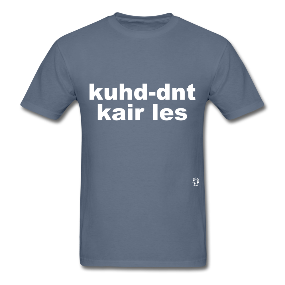 Couldn't Care Less T-Shirt - denim