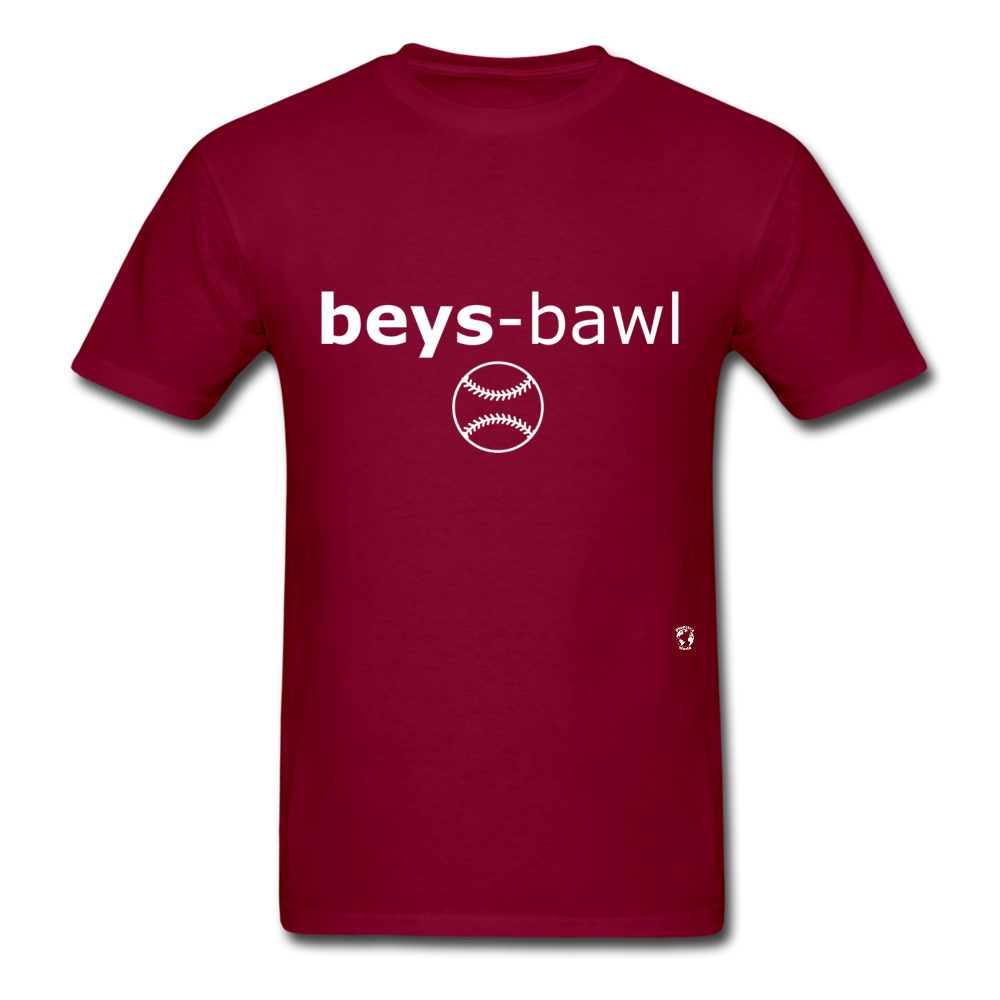 Baseball T-Shirt - burgundy