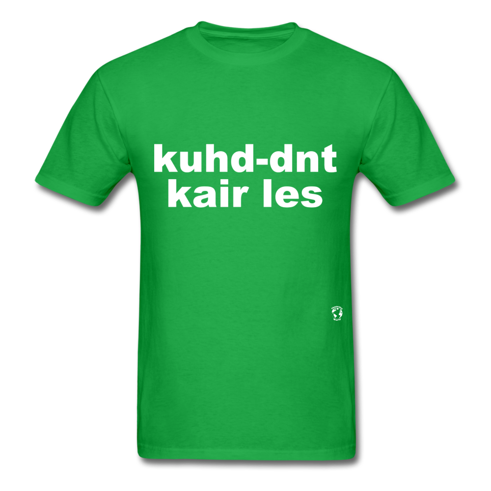 Couldn't Care Less T-Shirt - bright green