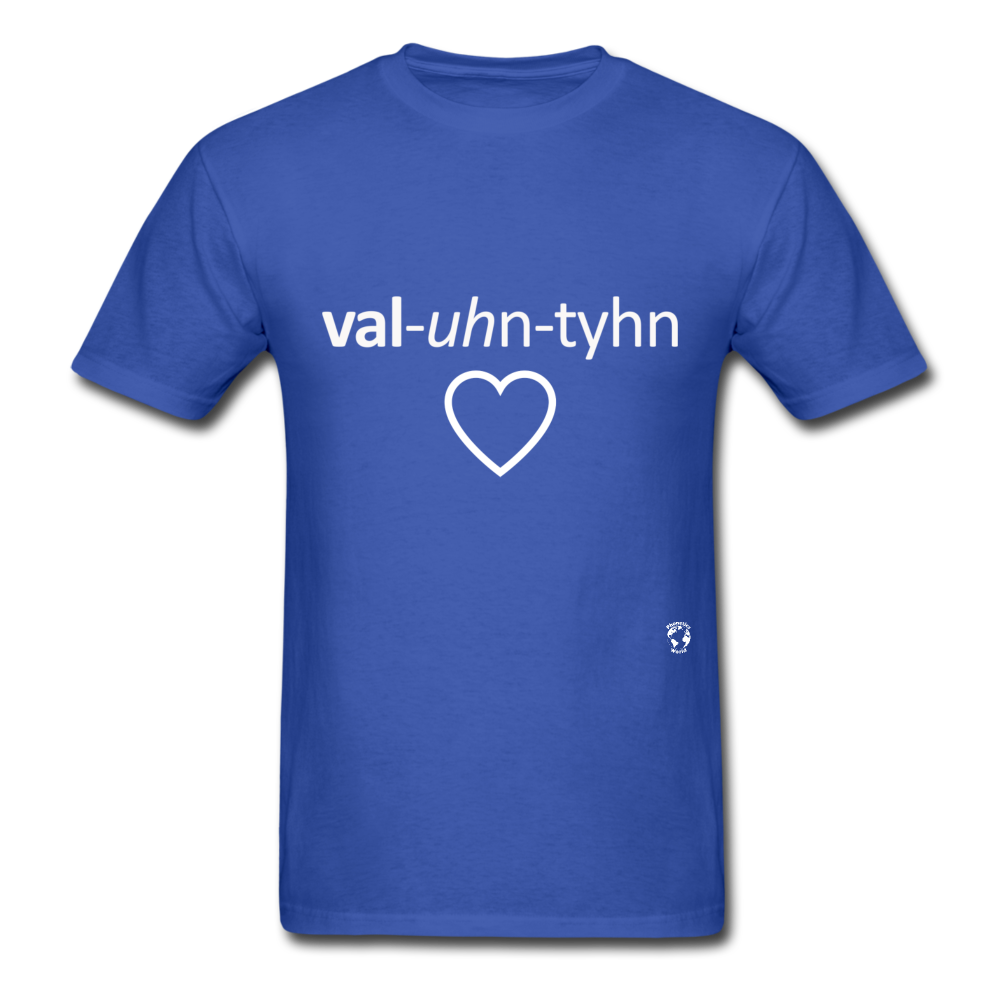 Valentine T-Shirt - royal blue