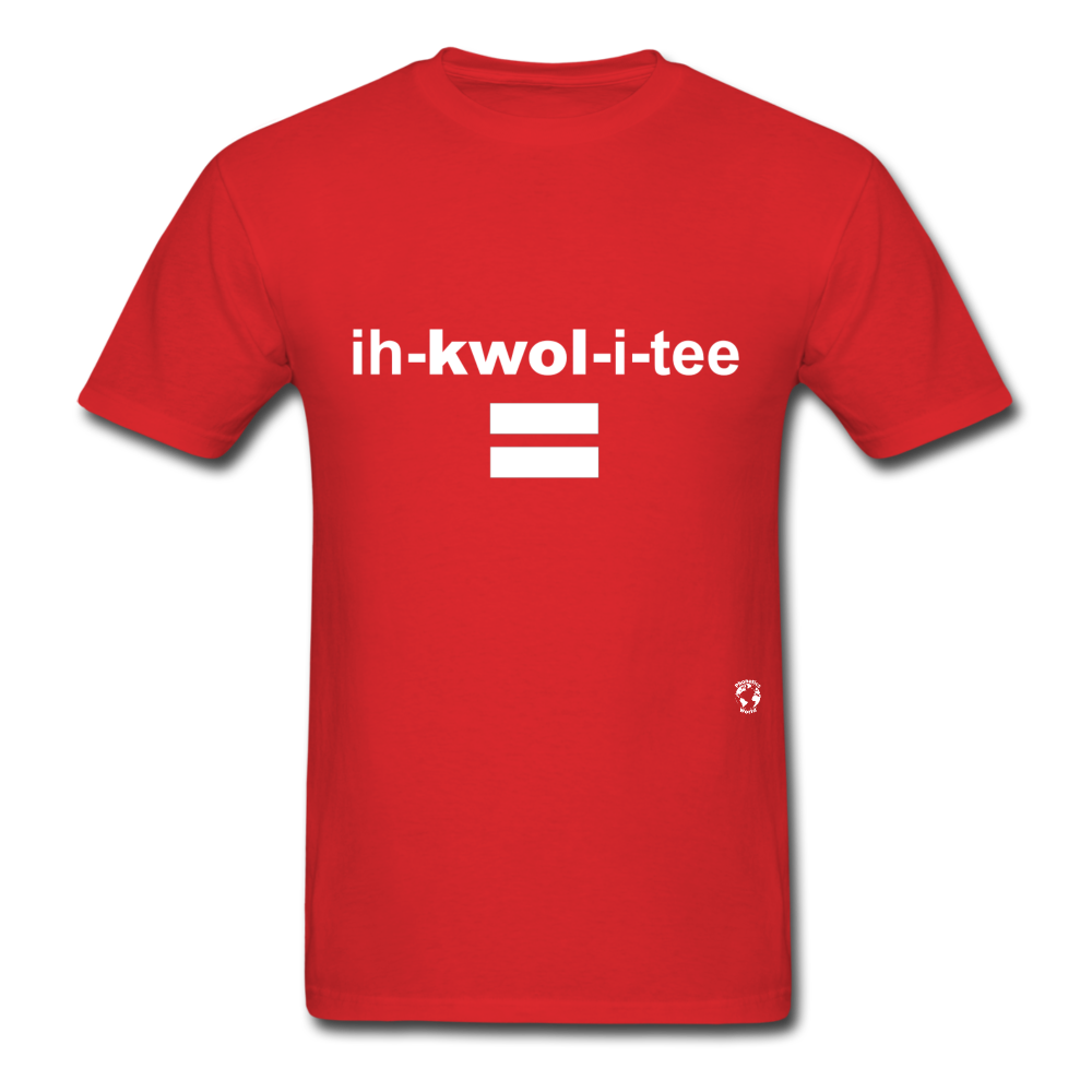 Equality T-Shirt - red