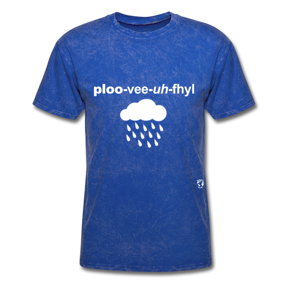 Pluviophile T-Shirt - mineral royal