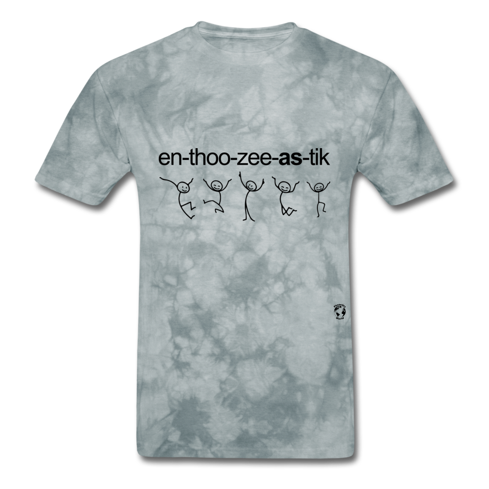 Enthusiastic T-Shirt - grey tie dye