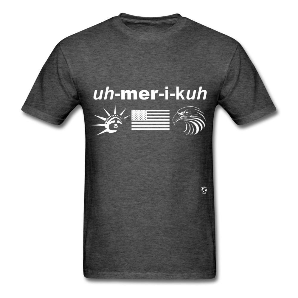 America T-Shirt - heather black