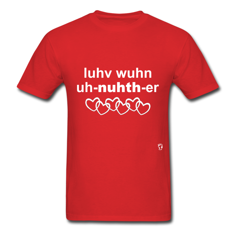 Love One Another T-Shirt - red