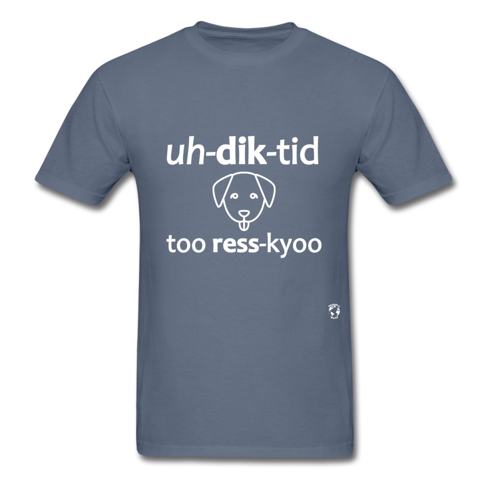 Addicted to Dog Rescue T-Shirt - denim