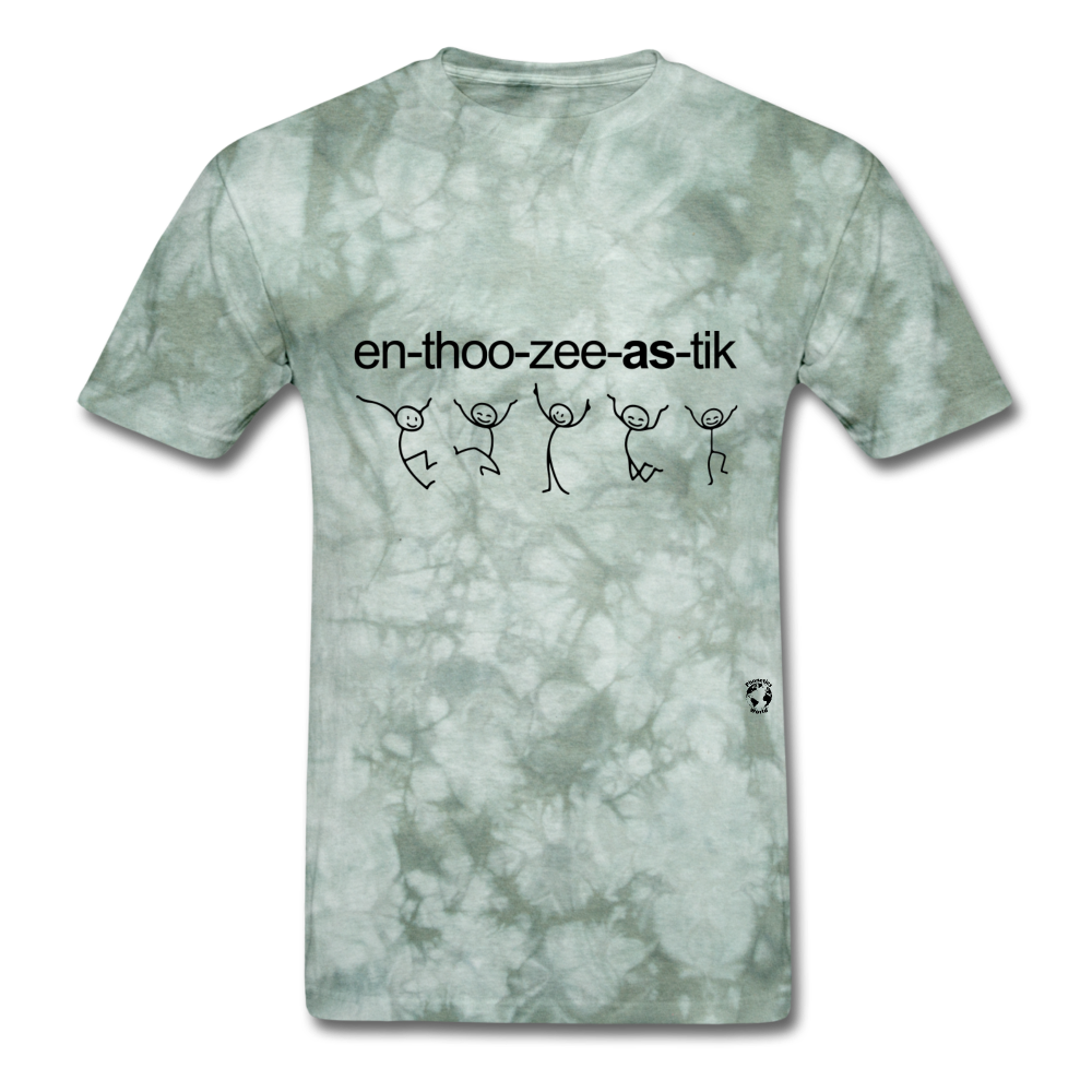 Enthusiastic T-Shirt - military green tie dye