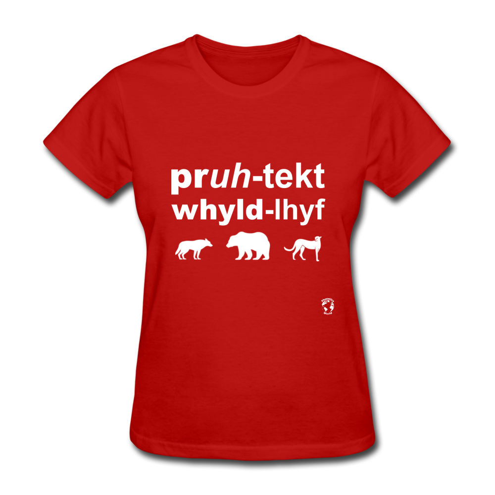 Protect Wildlife T-Shirt - red