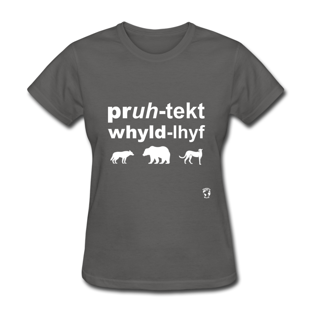 Protect Wildlife T-Shirt - charcoal