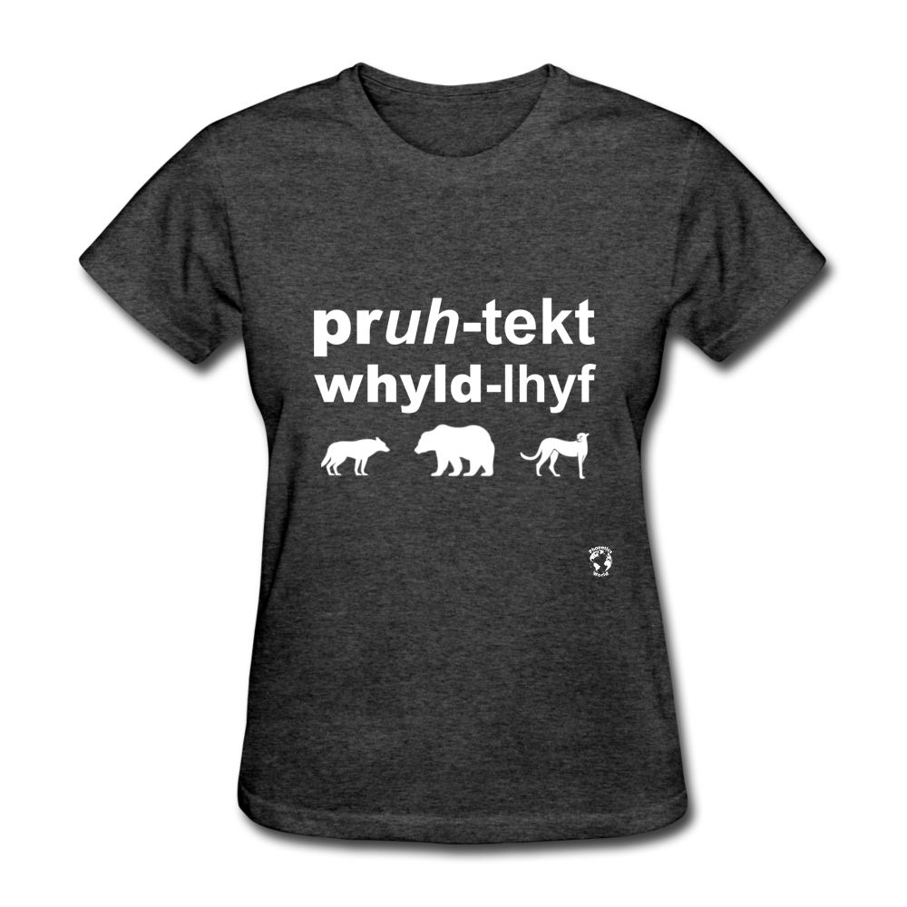 Protect Wildlife T-Shirt - heather black