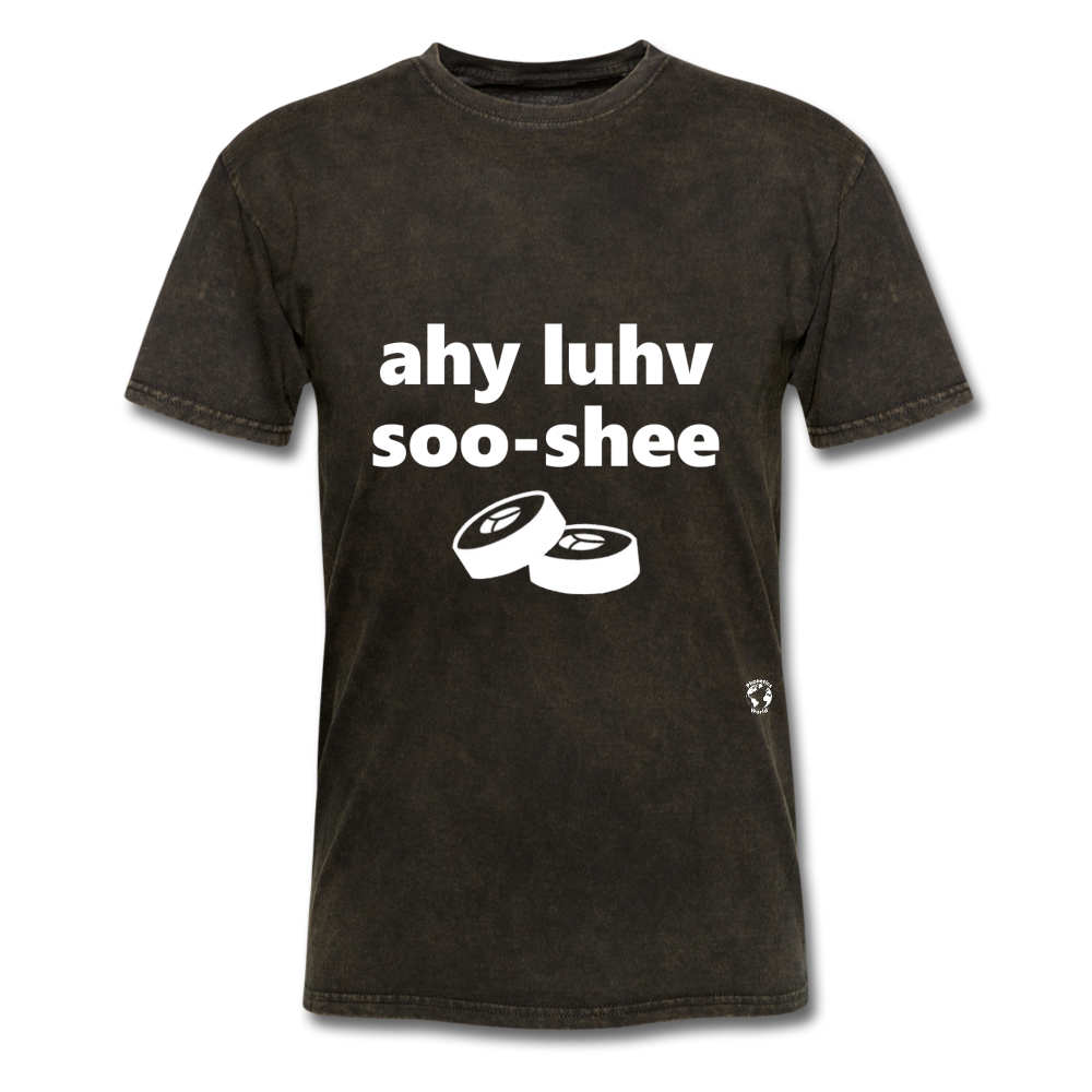 I Love Sushi T-Shirt - mineral black