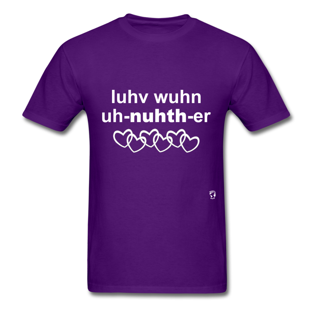Love One Another T-Shirt - purple