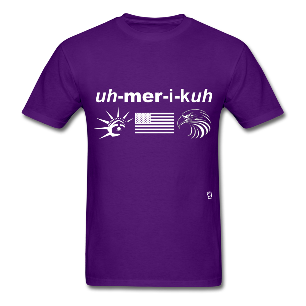 America T-Shirt - purple