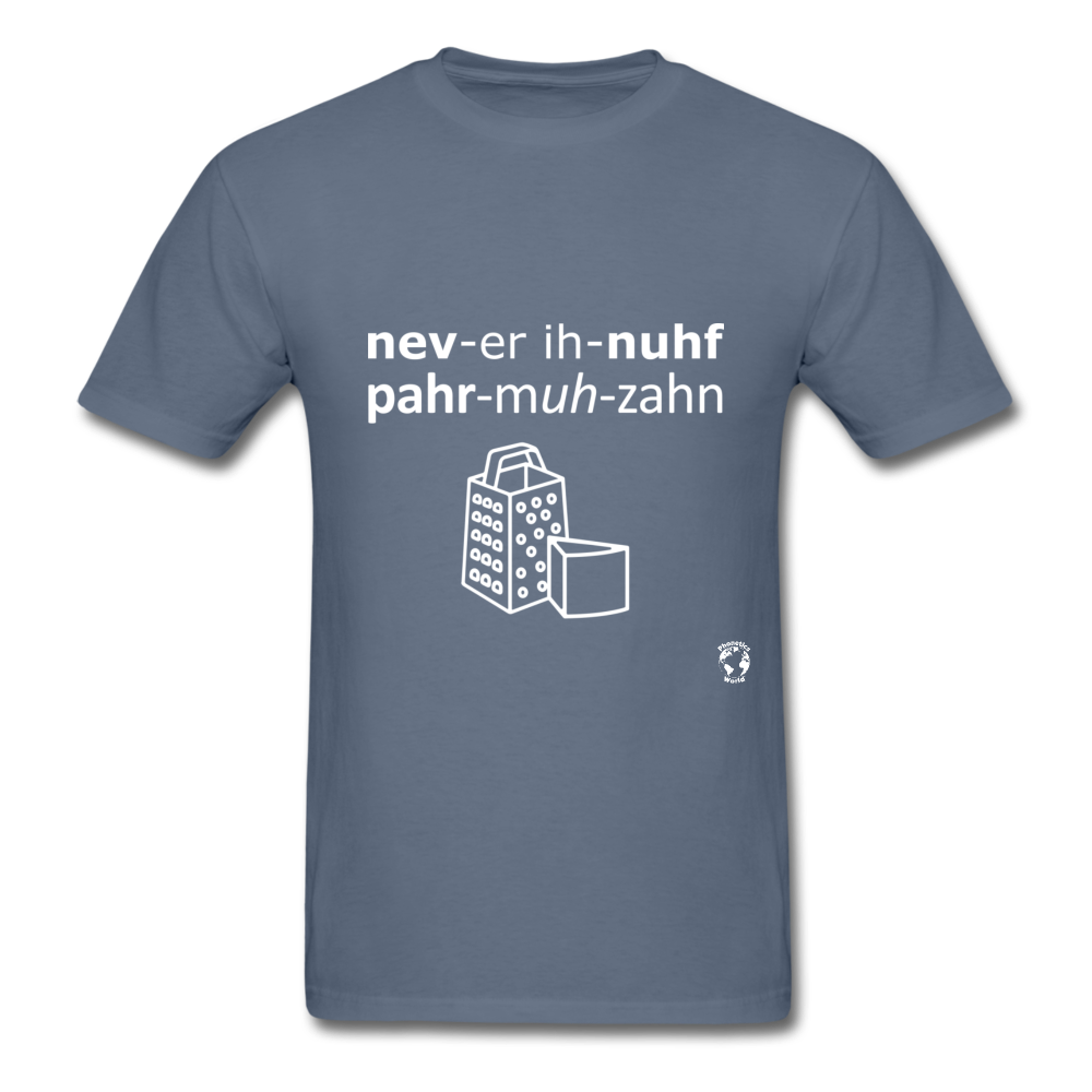 Never Enough Parmesan T-Shirt - denim