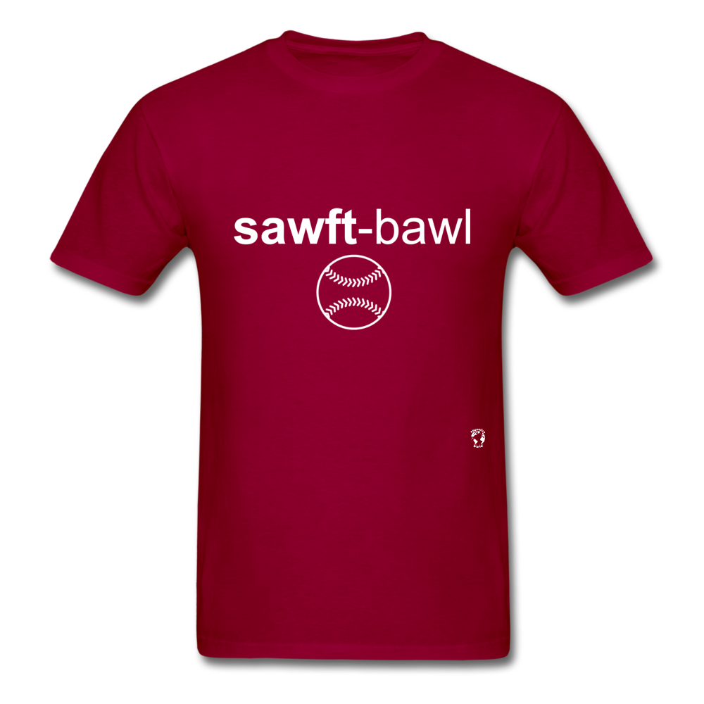 Softball T-Shirt - dark red