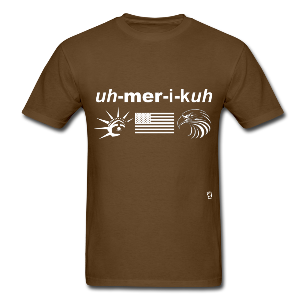 America T-Shirt - brown