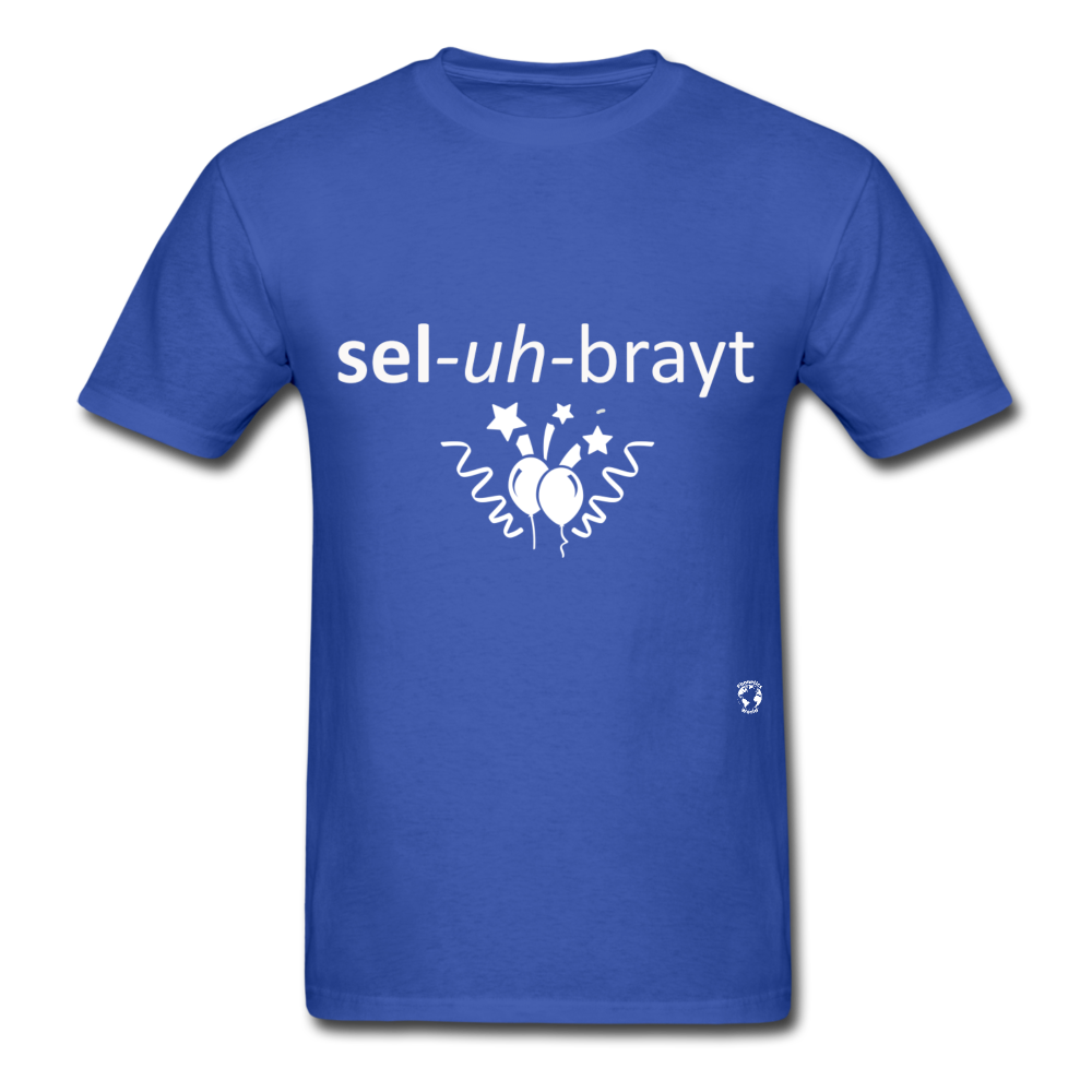 Celebrate T-Shirt - royal blue