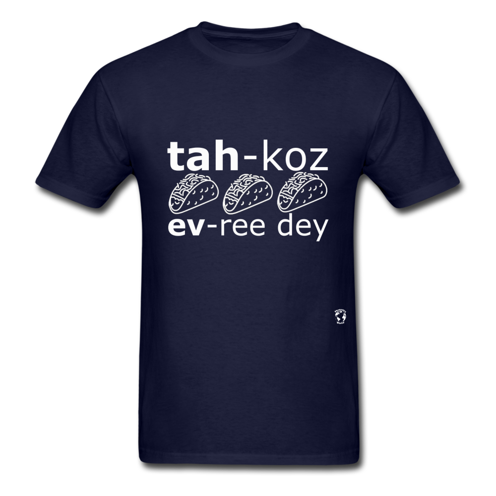 Tacos Every Day T-Shirt - navy