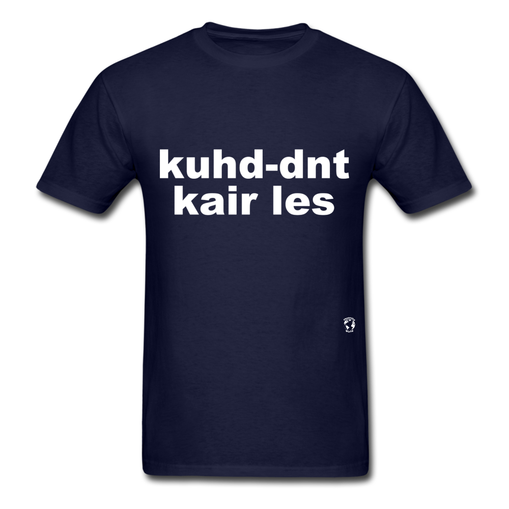 Couldn't Care Less T-Shirt - navy