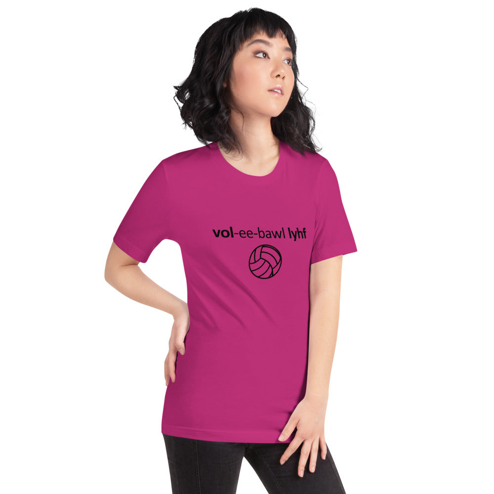 Volleyball Life Short-Sleeve Unisex T-Shirt