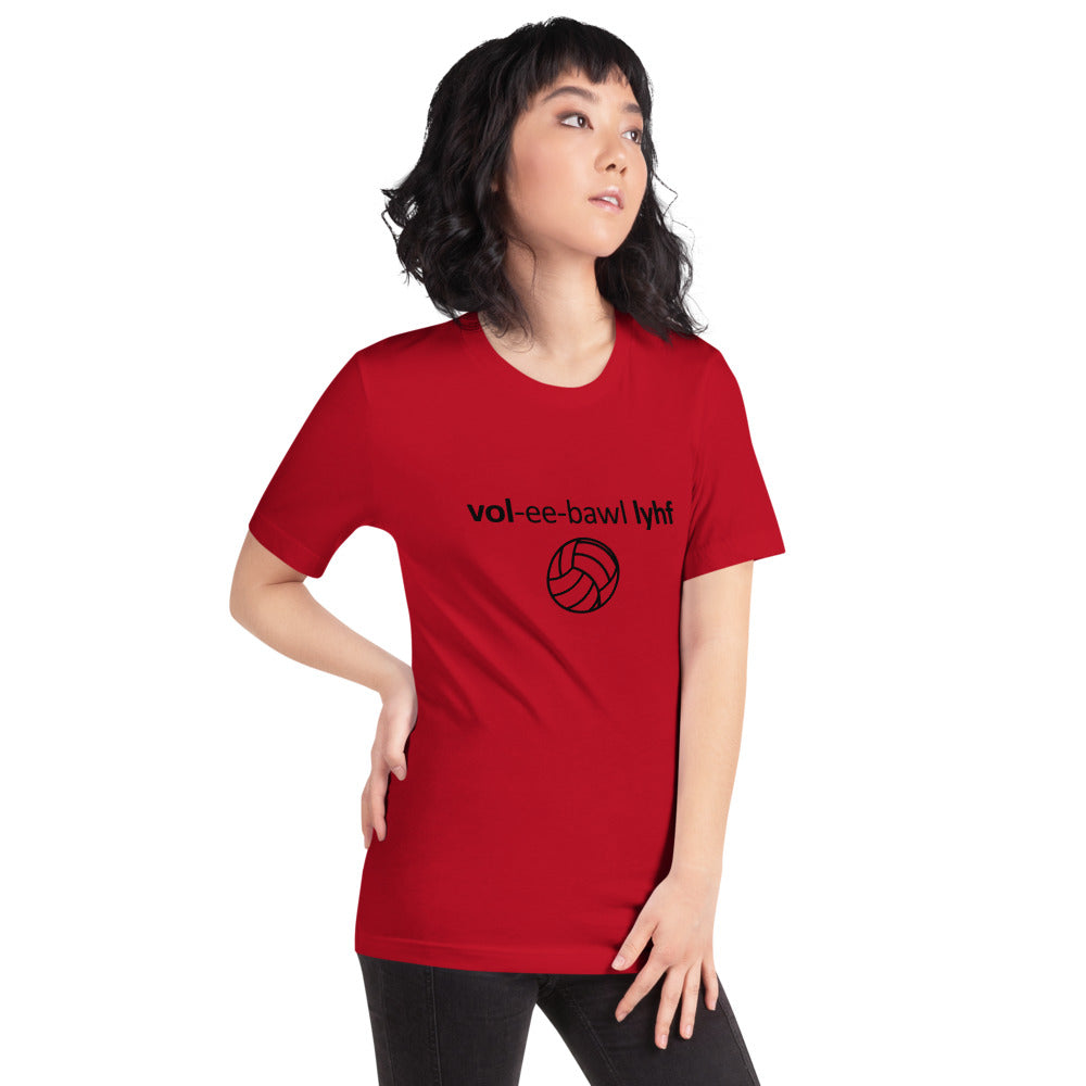 Volleyball Life Short-Sleeve Unisex T-Shirt