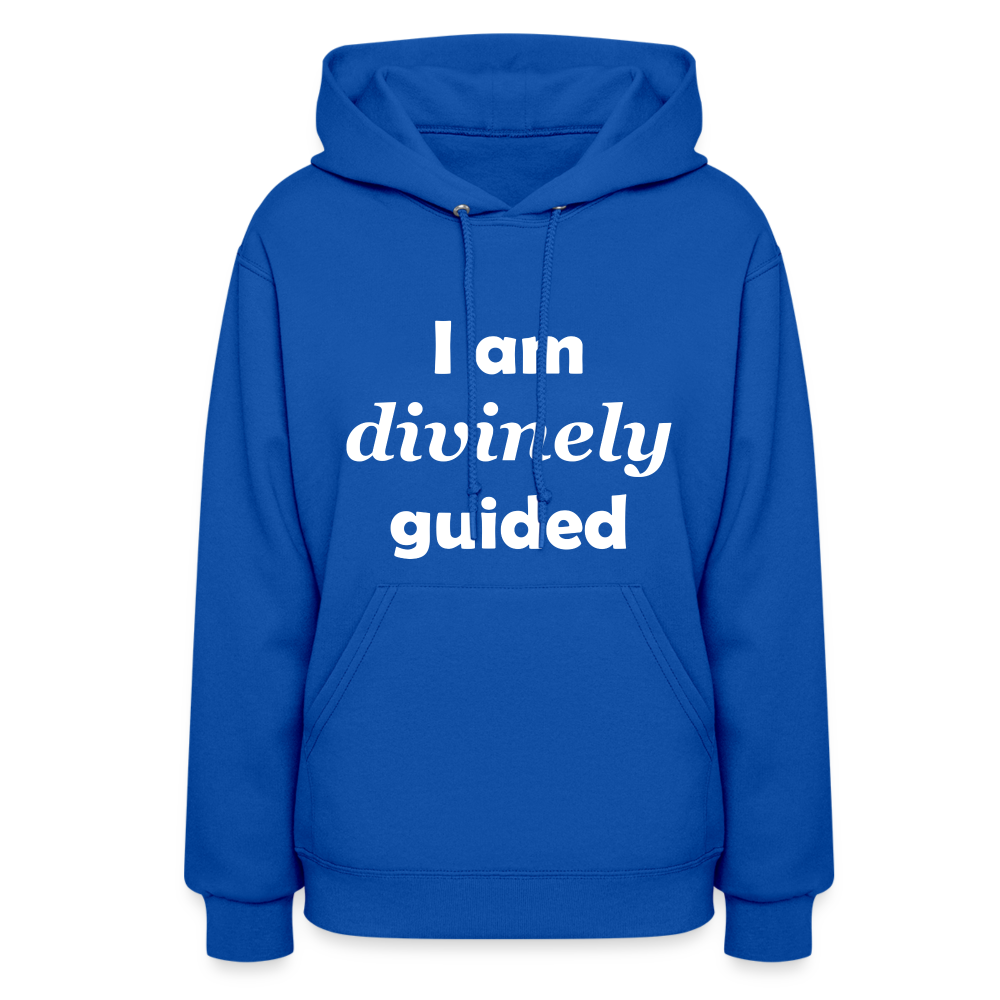 I Am Divinely Guided Women's Hoodie - royal blue