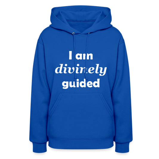 I Am Divinely Guided Women's Hoodie - royal blue