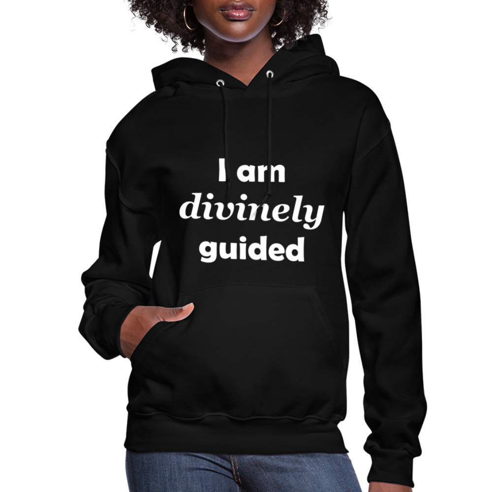 I Am Divinely Guided Women's Hoodie - black