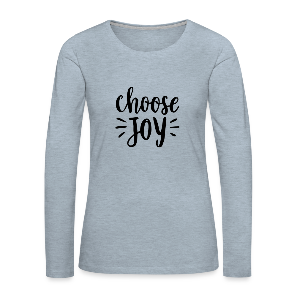 Choose Joy Gildan Ultra Cotton Adult T-Shirt - heather ice blue