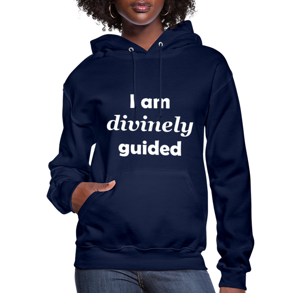 I Am Divinely Guided Women's Hoodie - navy