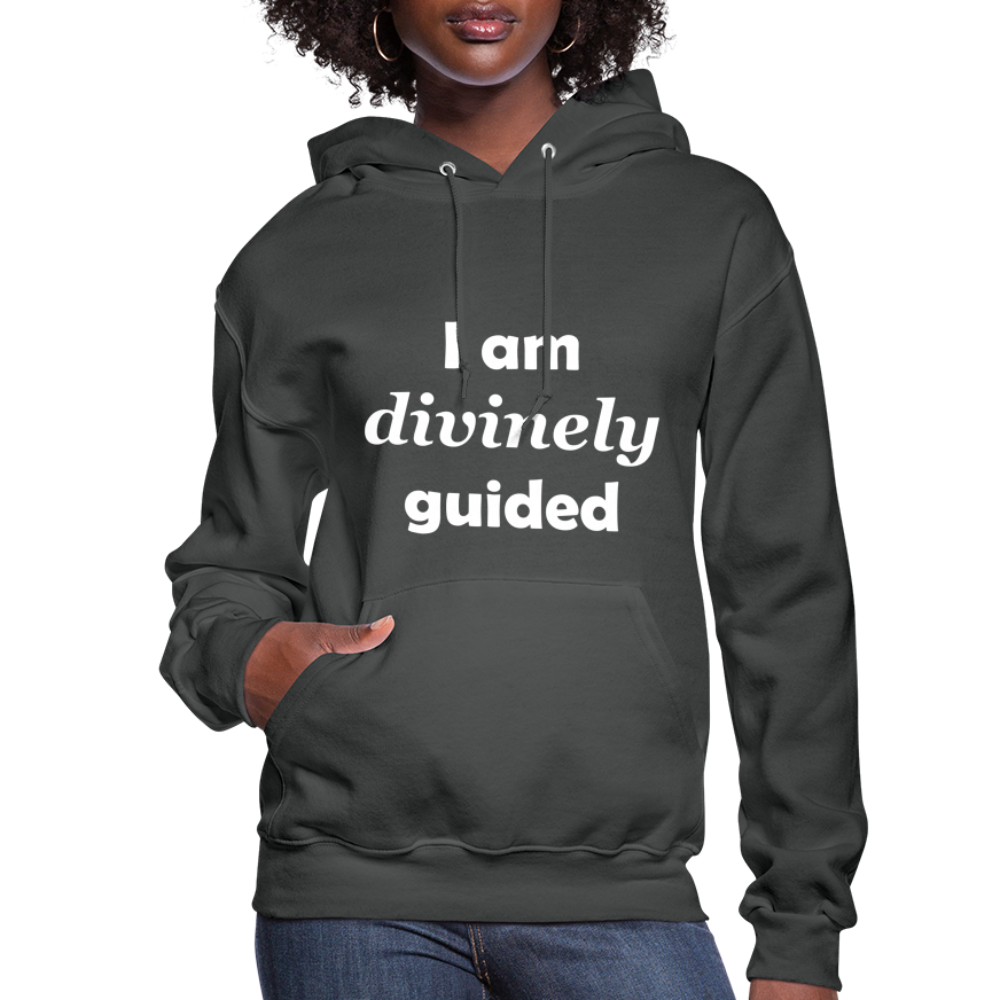 I Am Divinely Guided Women's Hoodie - asphalt