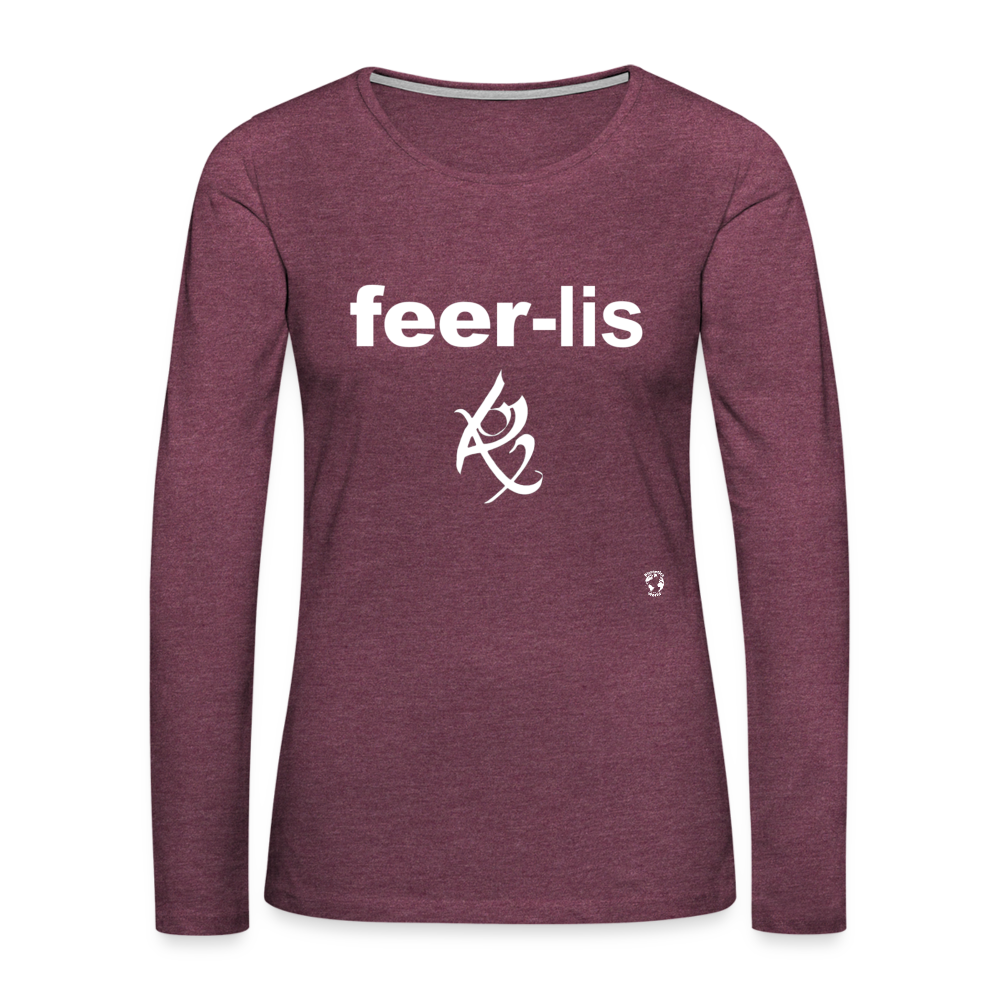 Fearless T-Shirt - heather burgundy