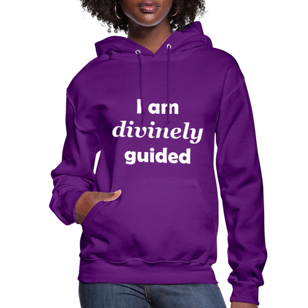 I Am Divinely Guided Women's Hoodie - purple