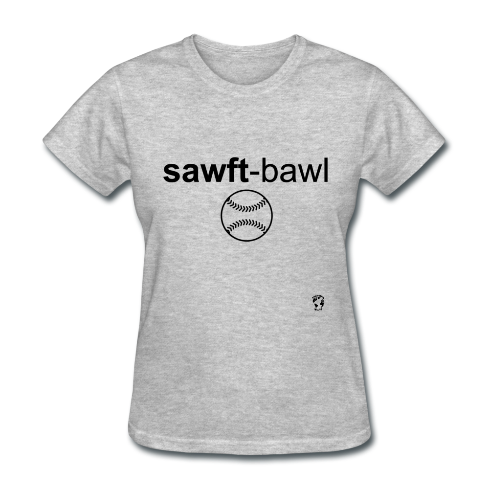 Softball T-Shirt - heather gray