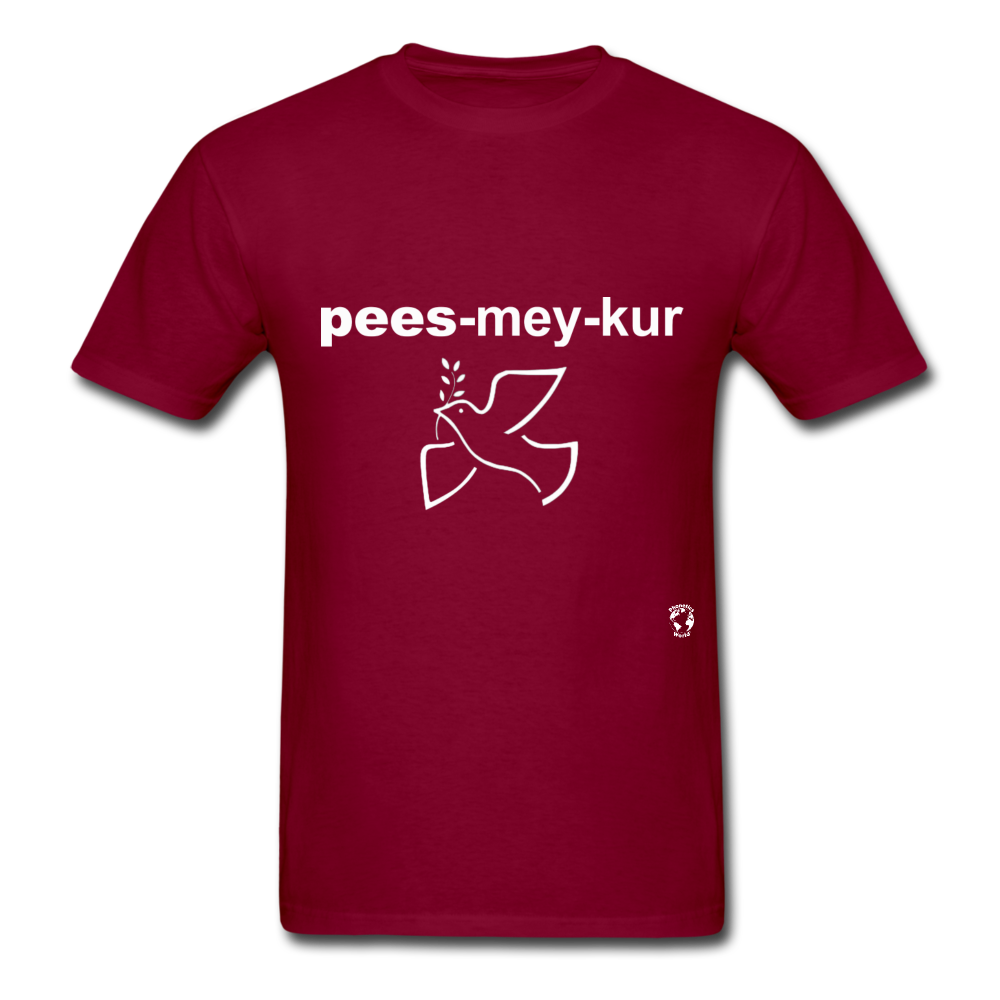 Peacemaker T-Shirt - burgundy