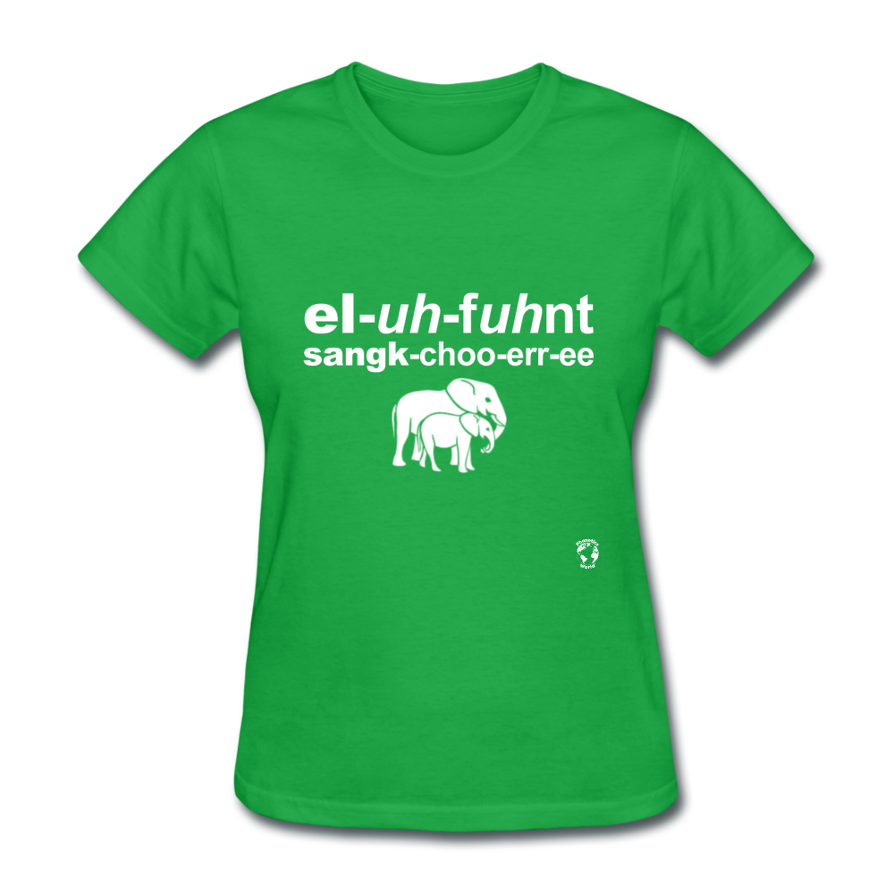 Elephant Sanctuary T-Shirt - bright green