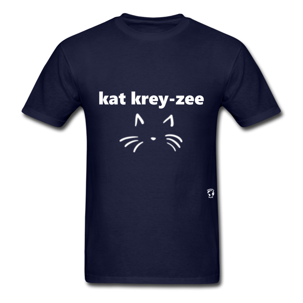 Cat Crazy T-Shirt - navy