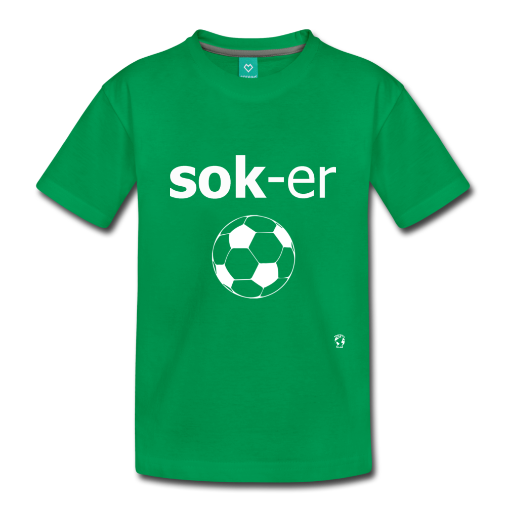 Soccer Toddler Premium T-Shirt - kelly green