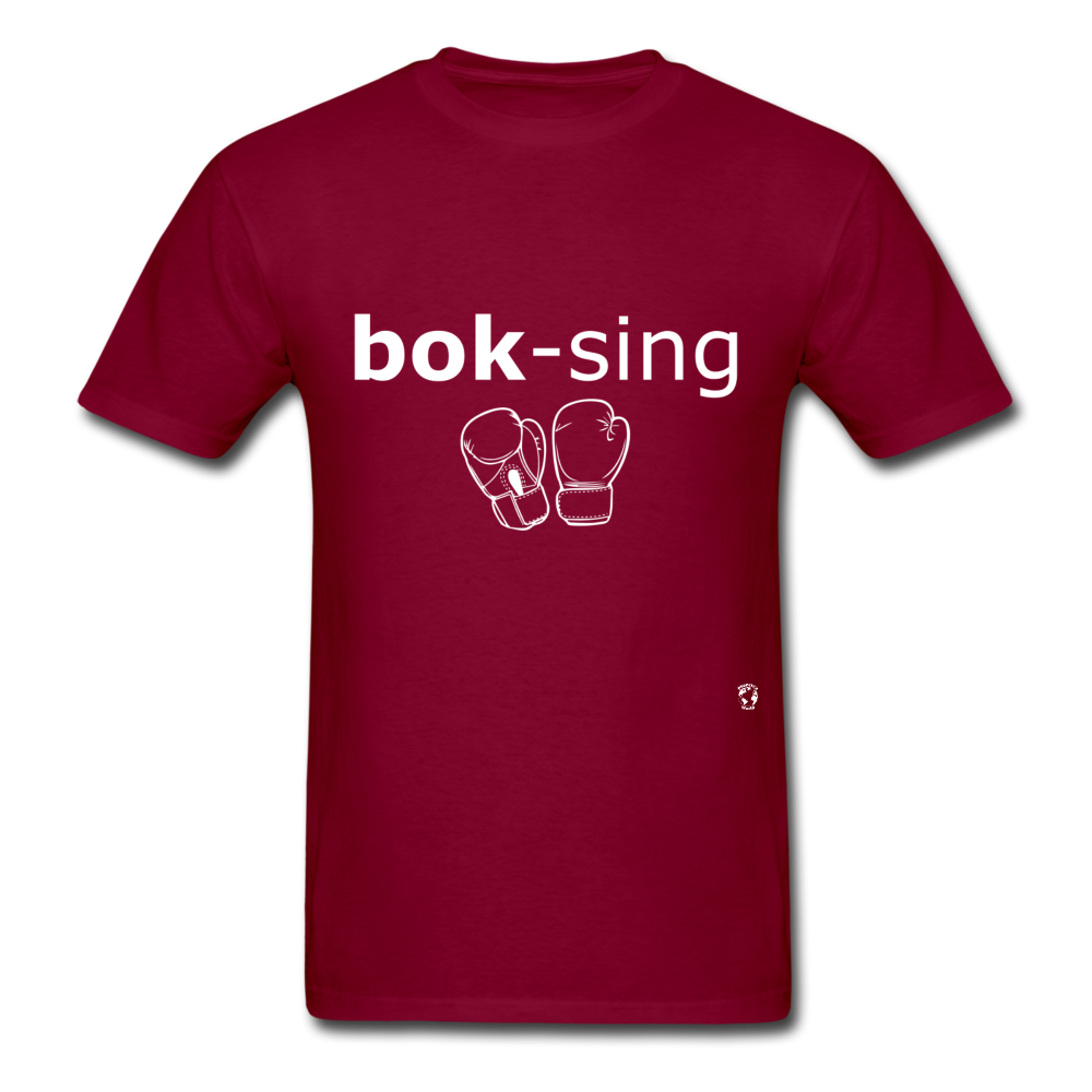 Boxing T-Shirt - burgundy