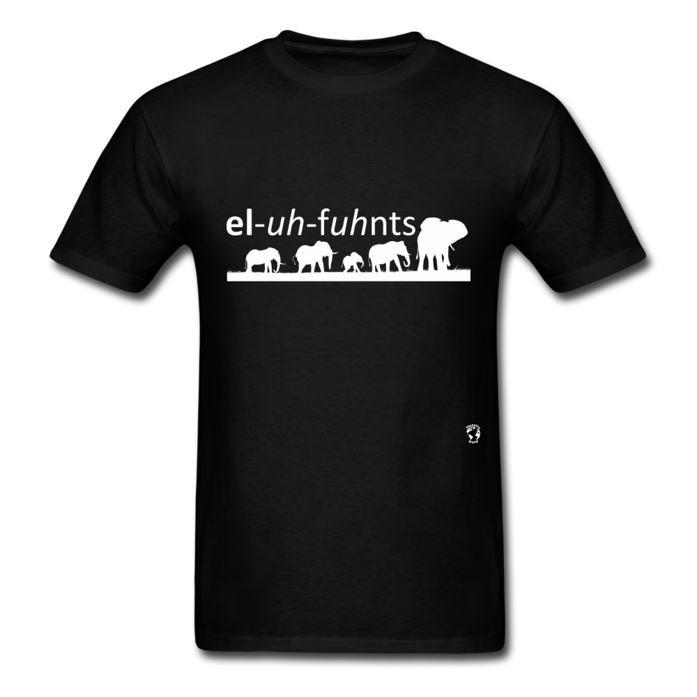 Elephants T-shirt - black