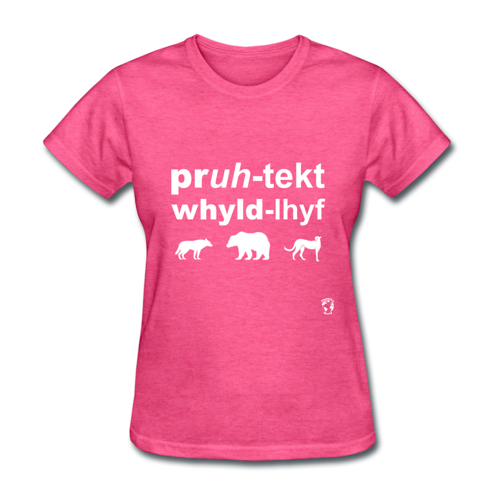 Protect Wildlife T-Shirt - heather pink