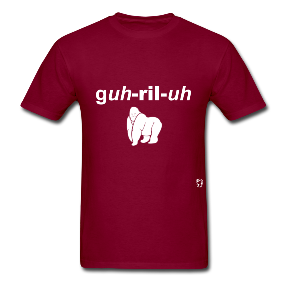 Gorilla T-Shirt - burgundy