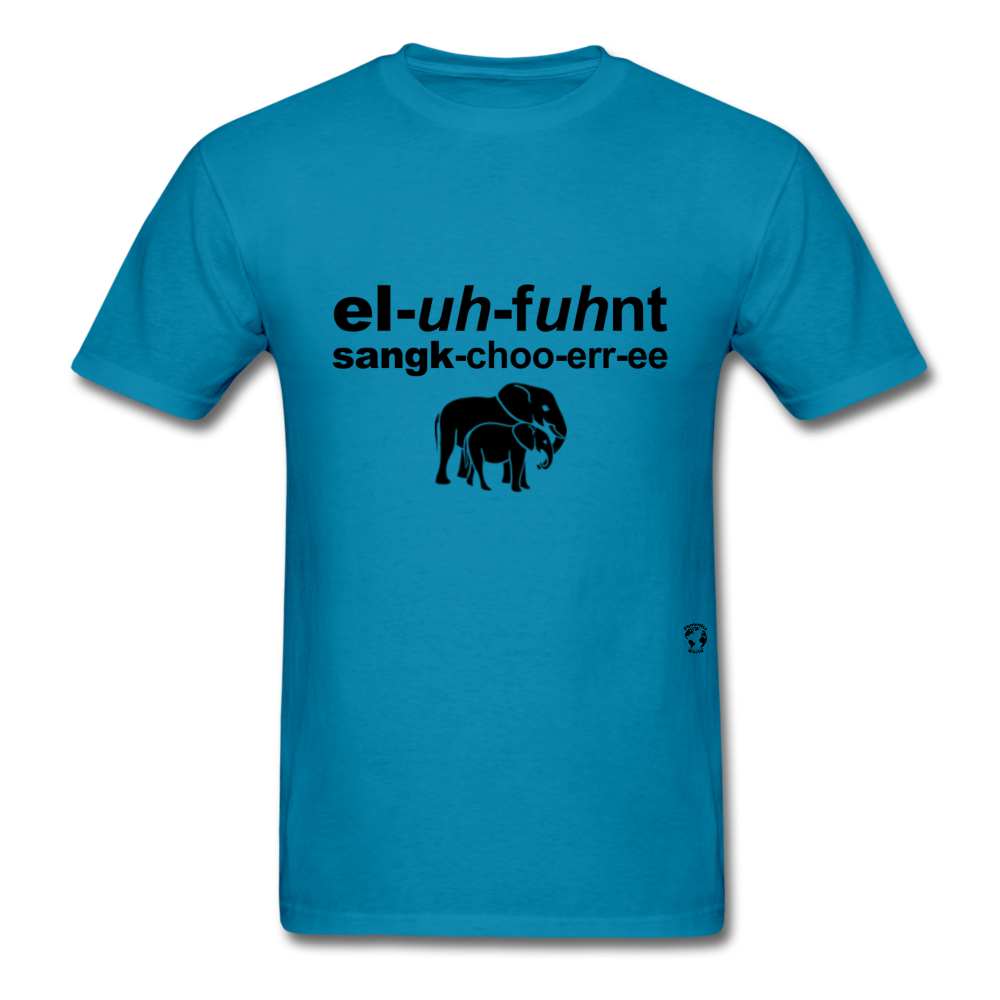 Elephant Sanctuary T-Shirt - turquoise