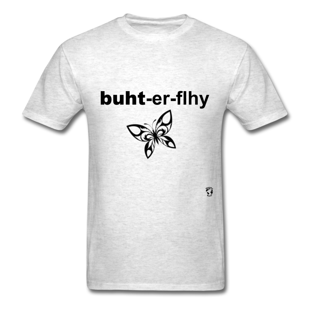 Butterfly T-shirt - light heather grey