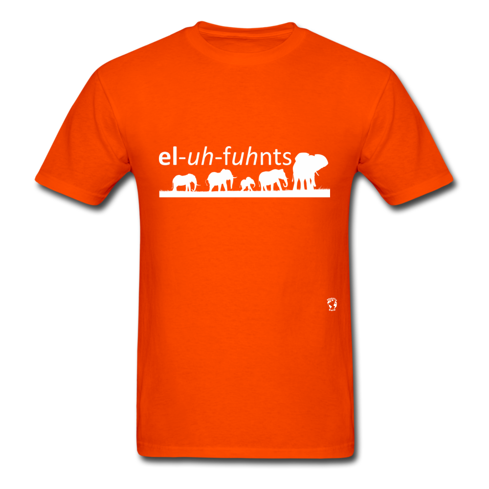 Elephants T-shirt - orange