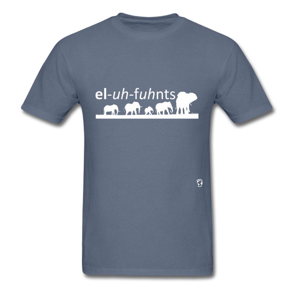 Elephants T-shirt - denim